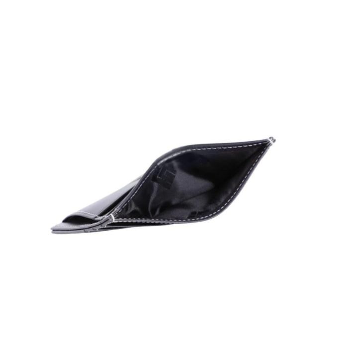 Guy Laroche กระเป๋าใส่นามบัตรหนังเรียบ 6 การ์ด สีดำ (BW16644W5BLS1) ICCSHOPPING