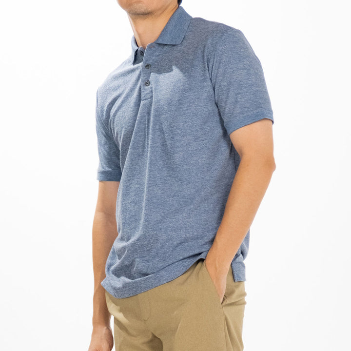 era-won เสื้อโปโล แขนสั้น ทรงสลิม Polo Golf รุ่น Alway Fresh สี NAVY 