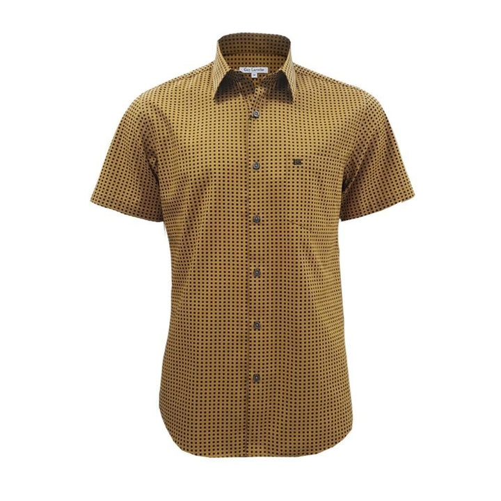 Guy Laroche เสื้อเชิ้ตลำลองแขนสั้นทรง SLIM FIT มีให้เลือก 2 สี สีดำ และ สีน้ำตาล BAC9200S4 ICCSHOPPING