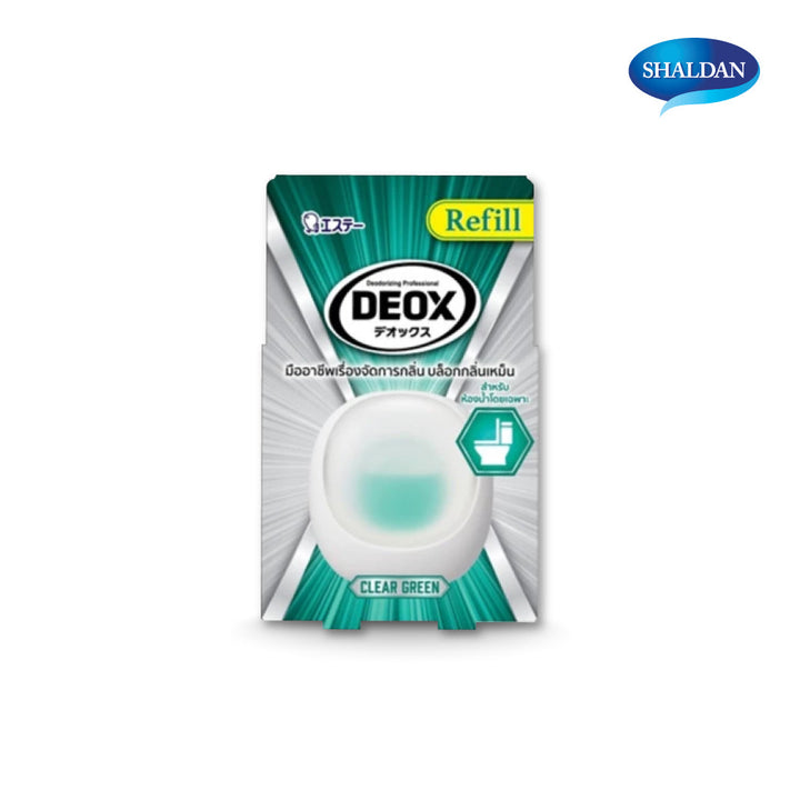 SHALDAN NEW Refill DEOX for Toilet: ใหม่ ดีอ็อคซ์ รีฟีล น้ำหอมปรับอากาศสำหรับห้องน้ำ มี 3 กลิ่น ICCSHOPPING