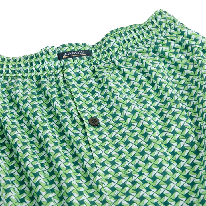 ARROW BOXER SHORTS กางเกงบ๊อกเซอร์ชาย พิมพ์ลาย สีเขียว MXWX115 
