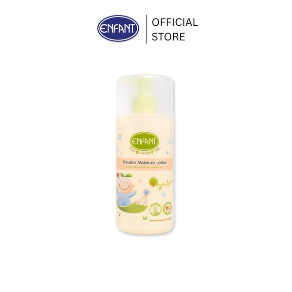 ENFANT (อองฟองต์) โลชั่นทาผิวเด็ก Double Moisture Lotion ออแกนิค ดับเบิ้ล มอยส์เจอร์ โลชั่น ใช้ได้ตั้งแต่แรกเกิด สูตรสำหรับผิวแห้ง 250ml ICCSHOPPING