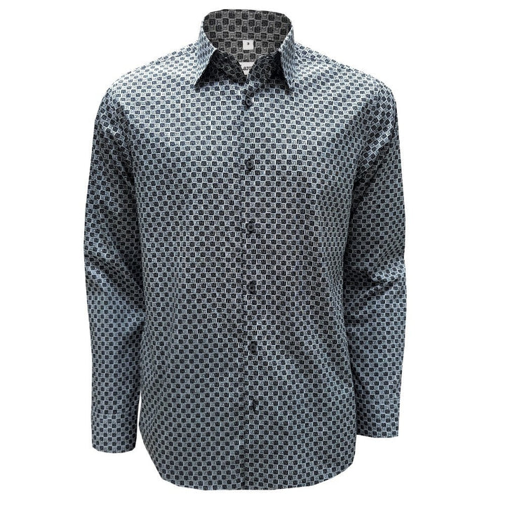 Guy Laroche เสื้อเชิ้ตคอปก ทอลายในตัว  ทรง Slim fit สวมใส่เข้ารูป Guy Laroche