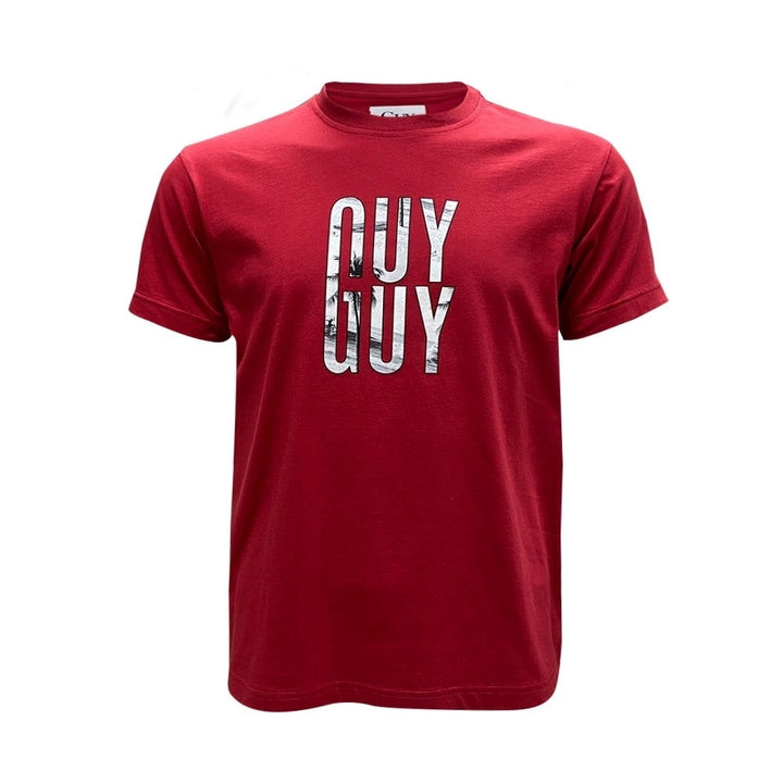 Guy Laroche เสื้อยืดสกรีนลายรองเท้า เนื้อผ้า Cotton100% Guy Laroche