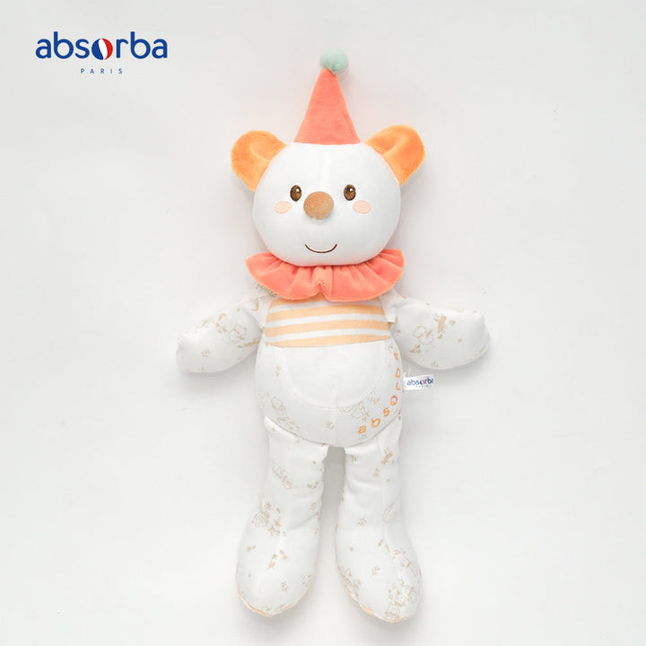 แอ็บซอร์บา ตุ๊กตาพี่หมี สีส้ม คอลเลคชั่น Happiness เหมาะสำหรับเด็กแรกเกิดขึ้นไป ICCSHOPPING