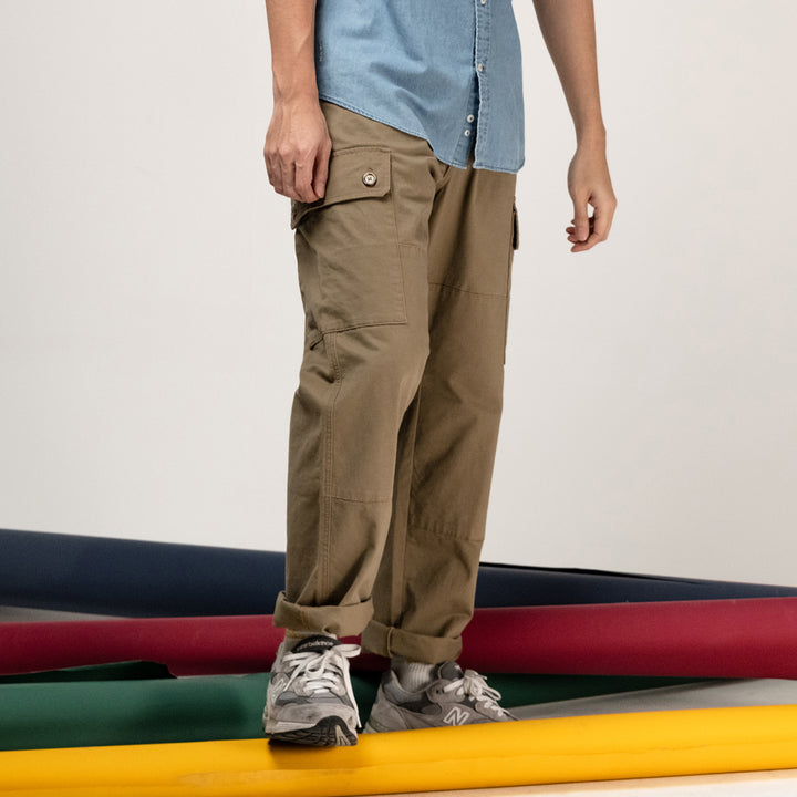 era-won กางเกงขายาว รุ่น Cargo สี CEREAL 