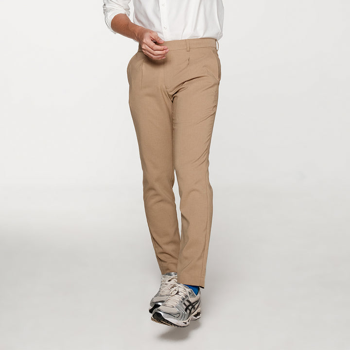 era-won กางเกง รุ่น Luxury details V3 ทรง Skinny Crop สี Beige 