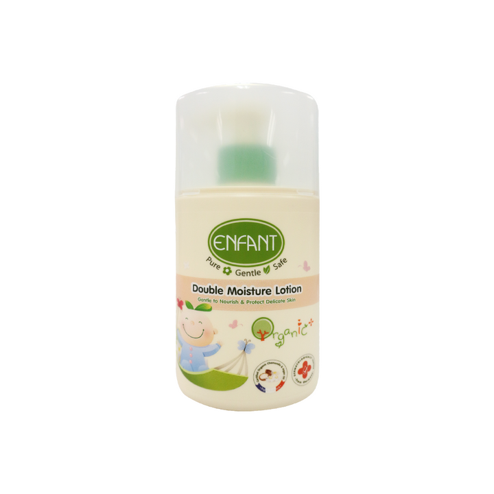 ENFANT(อองฟองต์) Organic Plus Double Moisture Lotion ดับเบิ้ล มอยส์เจอร์ โลชั่น สูตรเนื้อครีมเข้มข้น 250 ml. 