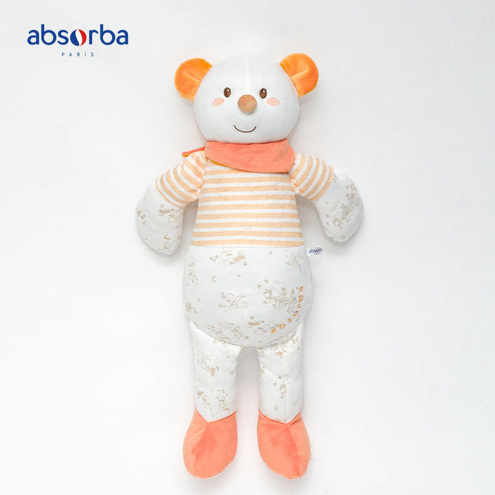 แอ็บซอร์บา (แพ็ค 2 ชิ้น) เซ็ตหมอนหนุน หมอนข้างเด็กอ่อน สีส้ม คอลเลคชั่น Happiness ICCSHOPPING