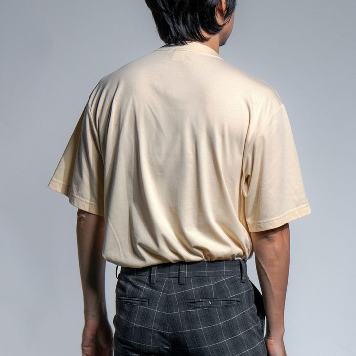 era-won เสื้อยืด Oversize T-Shirt สี Beige 