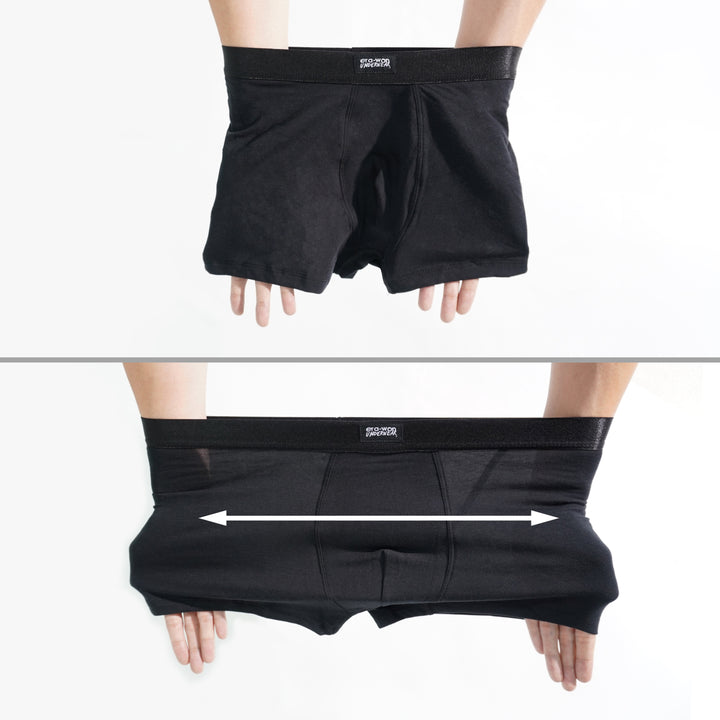 era-won กางเกงในไข่สะอาด Anti-bacteria trunk สี Black กล่องส้ม 4 ชิ้น 