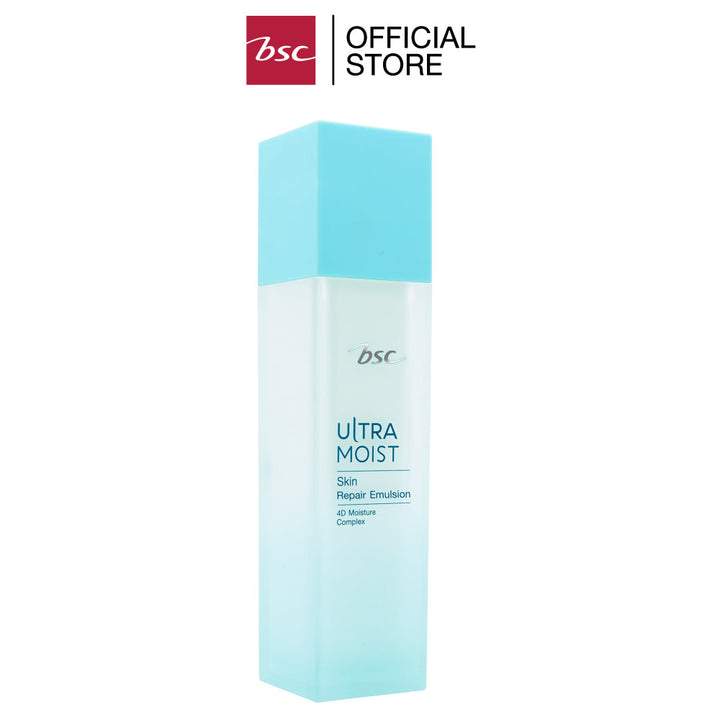 BSC ULTRA MOIST SKIN REPAIR EMULSION บีเอสซี อัลตร้า มอยส์ สกิน รีแพร์ อิมัลชั่น ผลิตภัณฑ์บำรุงผิวที่ออกแบบมาเพื่อบำรุงผิวอย่างล้ำลึก ด้วยการผสานสารสกัดจากธรรมชาติและส่วนผสมที่มีประสิทธิภาพจาก Ceramide Complex, Hyaluronic Acid, ICCSHOPPING