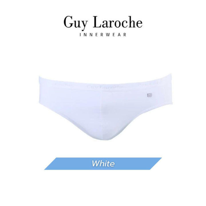 Guy Laroche กางเกงในชาย ผ้าคอตตอนผสมสแปนเด็กซ์ (5 แถม 2) สีขาว 5 ตัว สีดำและเทา อย่างละ 1 ตัว (JUS4902R5) ICCSHOPPING