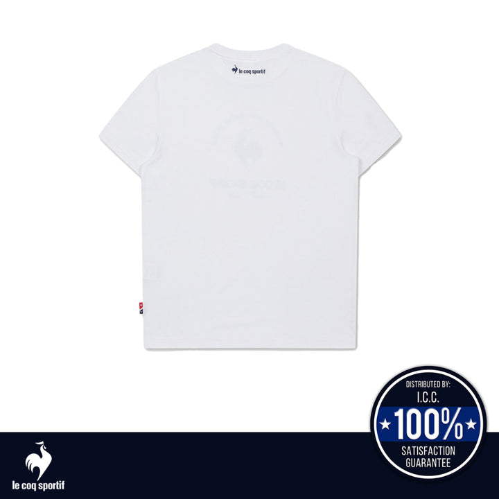 le coq sportif เสื้อเทรนนิ่ง ออกกำลังกาย ผู้หญิง สีขาว (T-shirt, เสื้อยืด, เสื้อออกกำลังกาย, lecoq) ICCSHOPPING