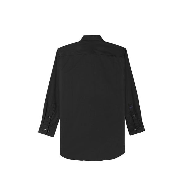 ARROW BLACK Shirt เสื้อเชิ้ต ARROW  แขนยาว  ทรง COMFORT  สีดำ  รุ่น MACC775 ARROW