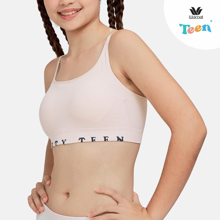 Wacoal Teen Bra ชุดชั้นในสำหรับวัยใส บราไร้โครง รุ่น WBT114 Wacoal