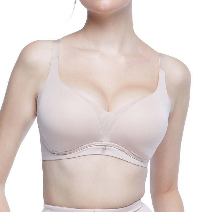 Wacoal Curve Diva Wireless Bra Cool บราไร้โครง เก็บกระชับ สาวคัพใหญ่ รุ่น WB7539 Wacoal