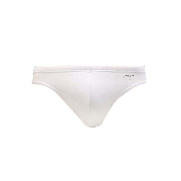 ARROW COTTON 100% BIKINI กางเกงชั้นในของสุภาพบุรุษ ( 1 PACK 3 ตัว สีขาว) ARROW