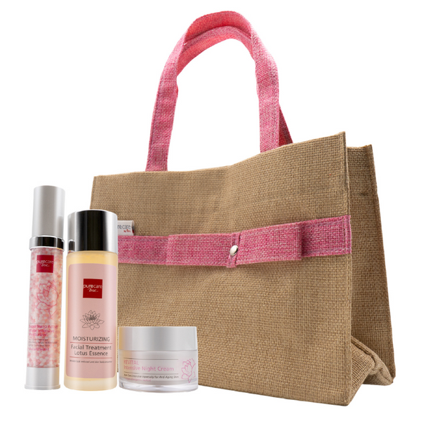 BSC Pure Care (บีเอสซี เพียวแคร์) HYDRATION & MOISTURE SKIN WITH ROYAL LOTUS 30x2 g.,95ml Purecare BSC