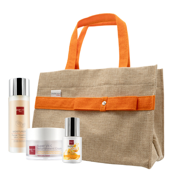 BSC Pure Care (บีเอสซี เพียวแคร์) BRIGHTENNING&COMPLEXION SKIN 30x2 g.,95ml Purecare BSC