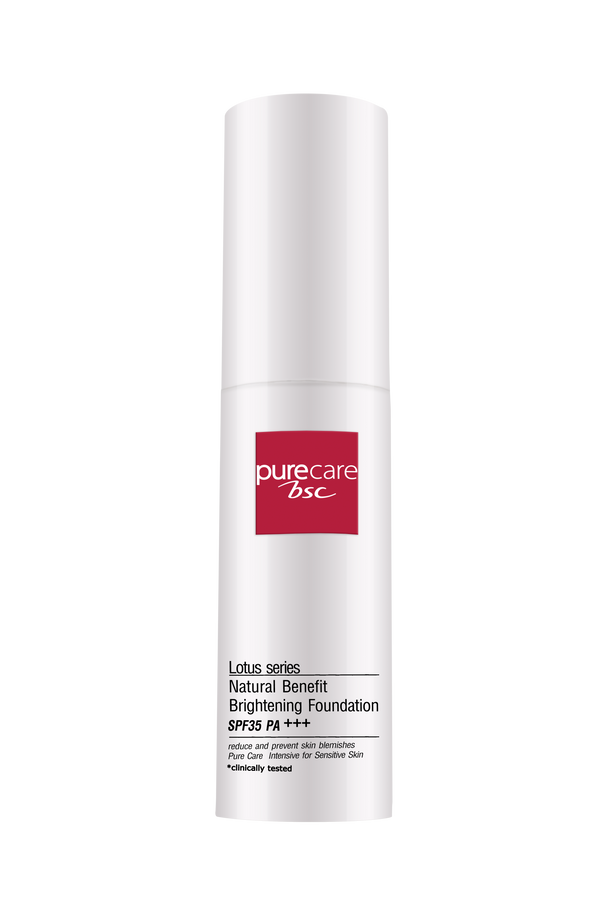 BSC Pure Care (บีเอสซี เพียวแคร์) NATURAL BENEFIT BRIGHTENING FOUNDATION SPF35 PA+++ 14 ML 