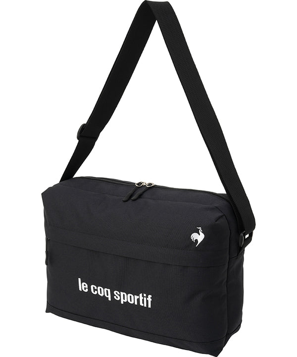 le coq sportif กระเป๋าสะพายข้าง Crossbody สีดำ (กระเป๋าแฟชั่น, กระเป๋า, bag, lecoq, เลอค็อก) 