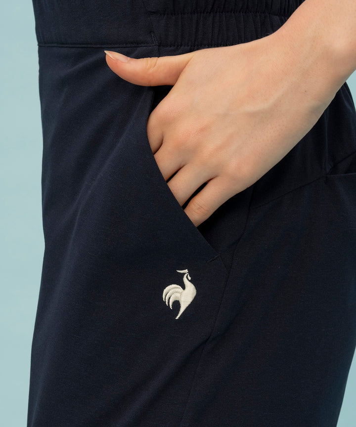le coq sportif กางเกงขายาว ออกกำลังกาย ผู้หญิง รุ่น Air Stylish สีกรม (กางเกงขายาว, Sport, Training, Pants, lecoq, เลอค็อก) 