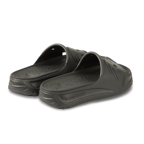 le coq sportif รองเท้าแตะ ผู้ชาย-ผู้หญิง รุ่น QUARTZ-MEGA สีดำ (รองเท้า, sandals, Sport, Training, lecoq, เลอค็อก) 