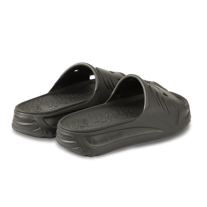 le coq sportif รองเท้าแตะ ผู้ชาย-ผู้หญิง รุ่น QUARTZ-MEGA สีดำ (รองเท้า, sandals, Sport, Training, lecoq, เลอค็อก) 