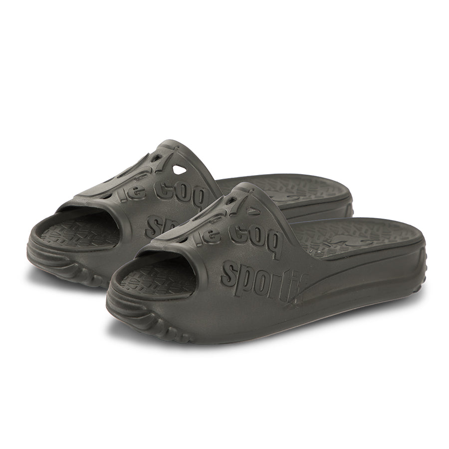 le coq sportif รองเท้าแตะ ผู้ชาย-ผู้หญิง รุ่น QUARTZ-MEGA สีดำ (รองเท้า, sandals, Sport, Training, lecoq, เลอค็อก) 