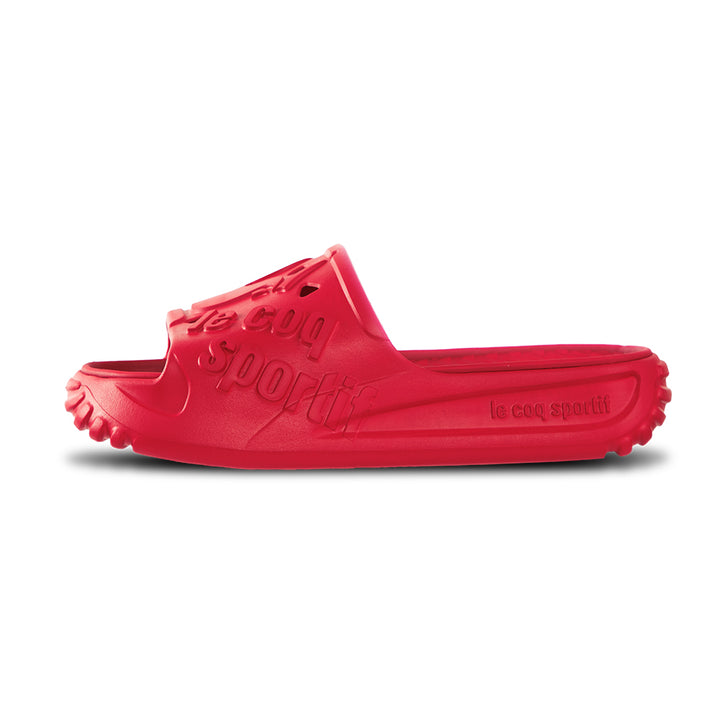 le coq sportif รองเท้าแตะ ผู้ชาย-ผู้หญิง รุ่น QUARTZ-MEGA สีแดง (รองเท้า, sandals, Sport, Training, lecoq, เลอค็อก) 