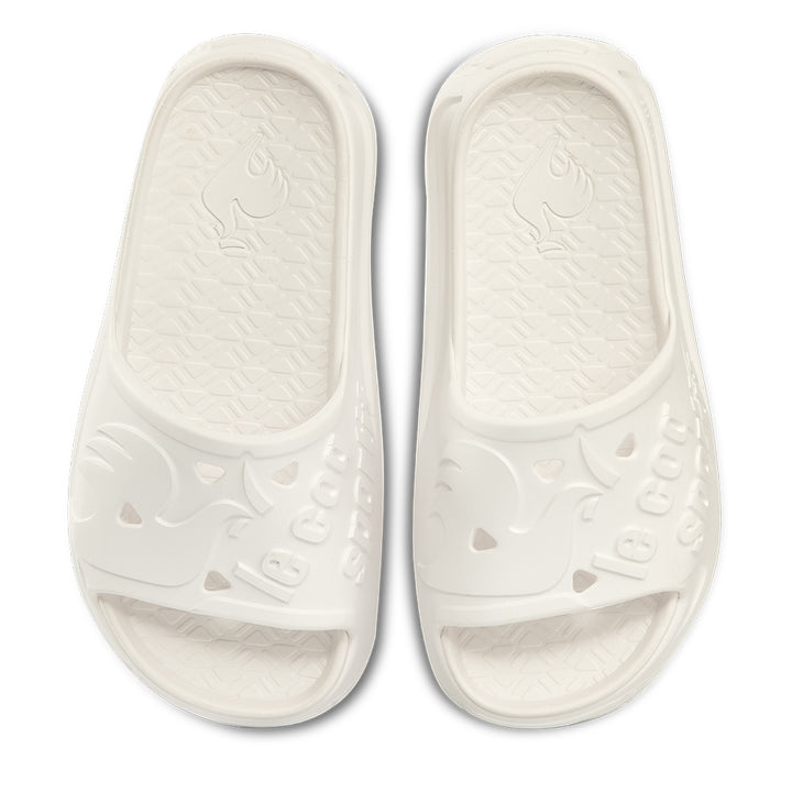 le coq sportif รองเท้าแตะ ผู้ชาย-ผู้หญิง รุ่น QUARTZ-MEGA สีขาว (รองเท้า, sandals, Sport, Training, lecoq, เลอค็อก) 