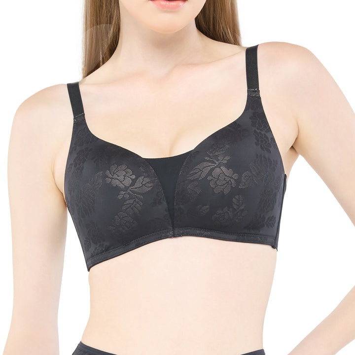 Wacoal Curve Diva Wireless Bra บราไร้โครง เก็บกระชับ สาวคัพใหญ่ รุ่น WB7544 