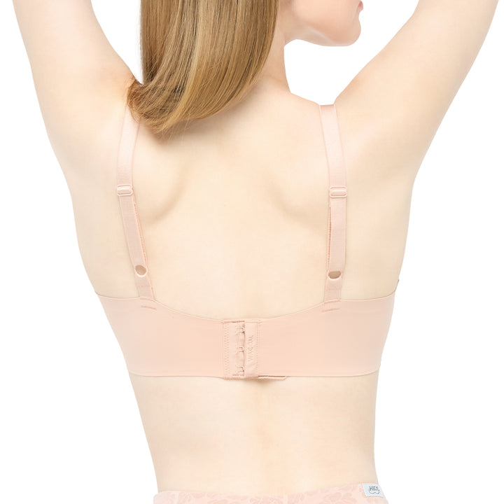 Wacoal Curve Diva Wireless Bra บราไร้โครง เก็บกระชับ สาวคัพใหญ่ รุ่น WB7544 