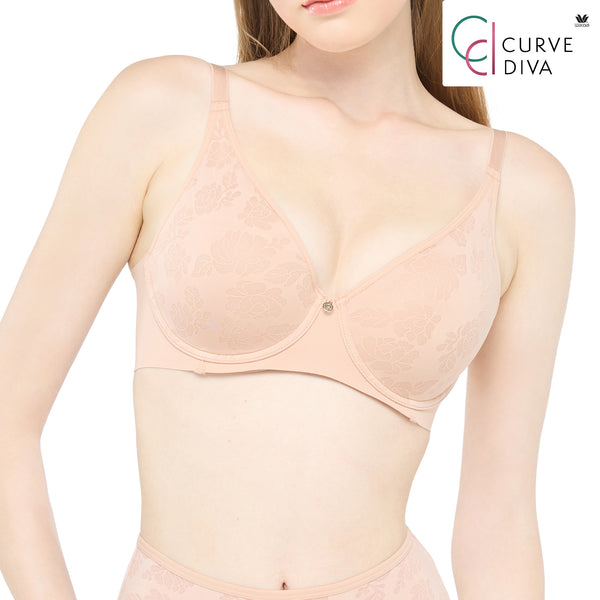 Wacoal Curve Diva Underwire Bra บรามีโครง เก็บกระชับ สาวคัพใหญ่ รุ่น WB7988 
