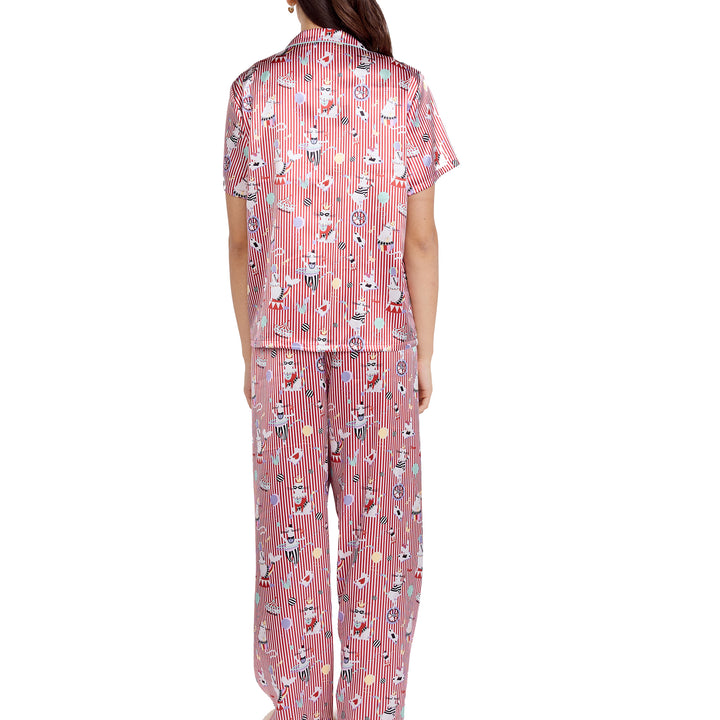 Wacoal Sleepwear ชุดนอนกันโป๊ เสื้อแขนสั้น กางเกงขายาว รุ่น WN7D41 