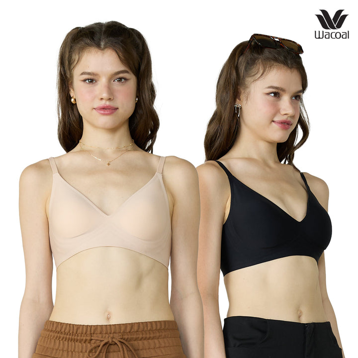 Wacoal Smart Size Bra บราเกาะอก ไร้โครง 1 Pack 2 pcs รุ่น WB3Y40/WB3240 Wacoal