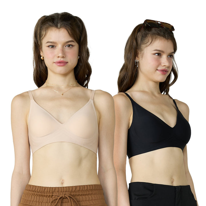 Wacoal Smart Size Bra บราเกาะอก ไร้โครง 1 Pack 2 pcs รุ่น WB3Y40/WB3240 Wacoal