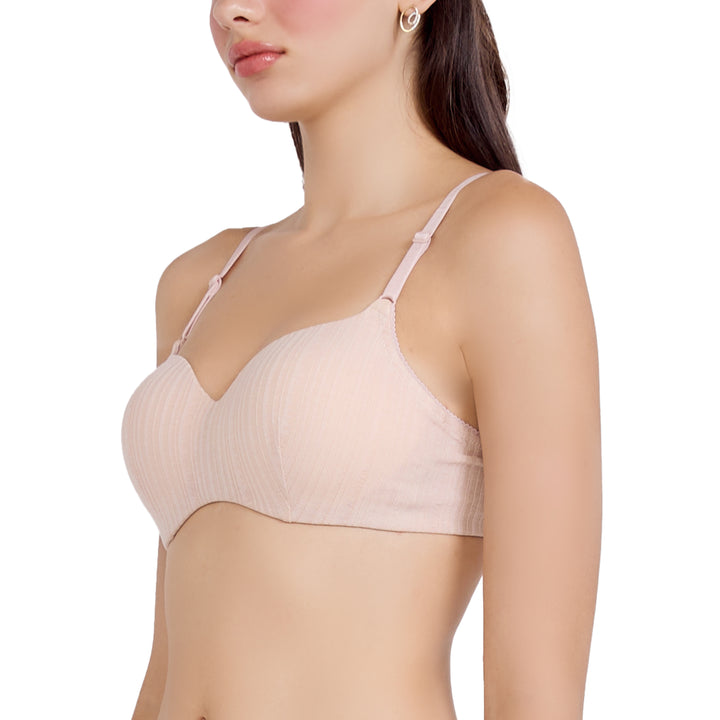 Wacoal Mood Wireless Bra ชุดชั้นในวัยรุ่น บราไร้โครง ไม่เสริมฟองน้ำ รุ่น MM1F18 