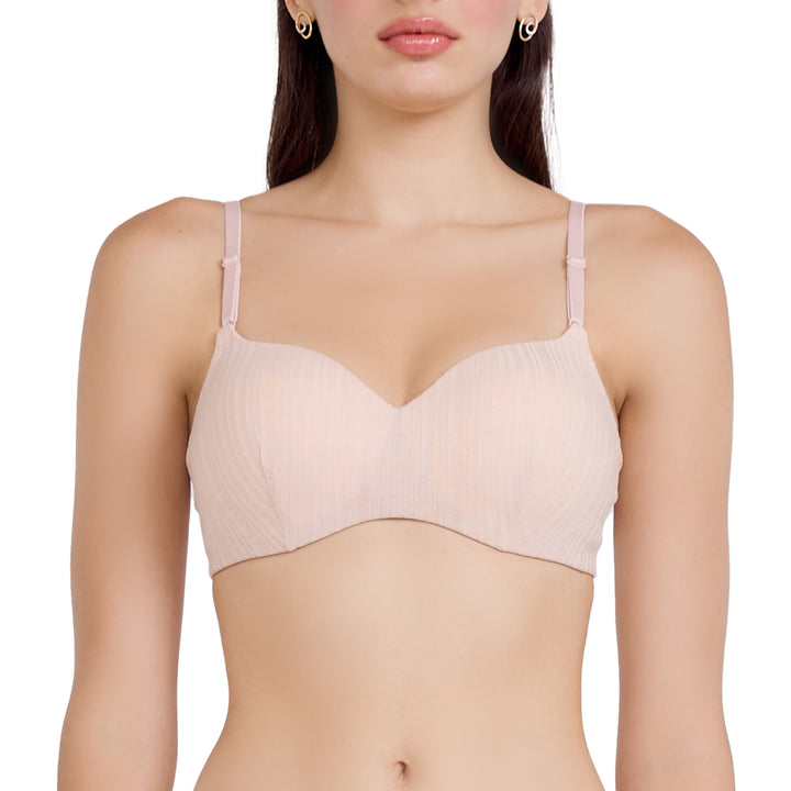 Wacoal Mood Wireless Bra ชุดชั้นในวัยรุ่น บราไร้โครง ไม่เสริมฟองน้ำ รุ่น MM1F18 