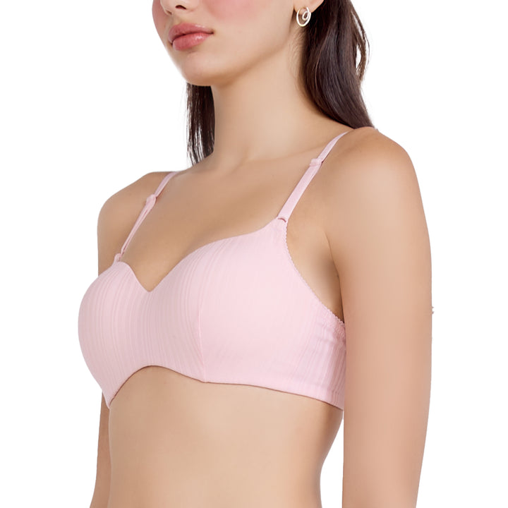 Wacoal Mood Wireless Bra ชุดชั้นในวัยรุ่น บราไร้โครง ไม่เสริมฟองน้ำ รุ่น MM1F18 