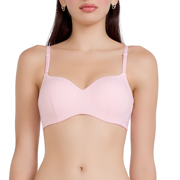 Wacoal Mood Wireless Bra ชุดชั้นในวัยรุ่น บราไร้โครง ไม่เสริมฟองน้ำ รุ่น MM1F18 