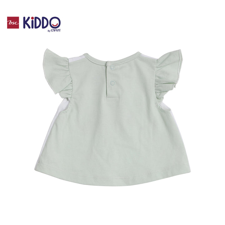 ENFANT (อองฟองต์) BSC KIDDO by Enfant ชุดเสื้อแขนสั้น+กางเกงขาสั้น สำหรับเด็ก 3 เดือน - 2 ปี คอลเล็กชั่น DINO DUDE สีเขียว ICCSHOPPING