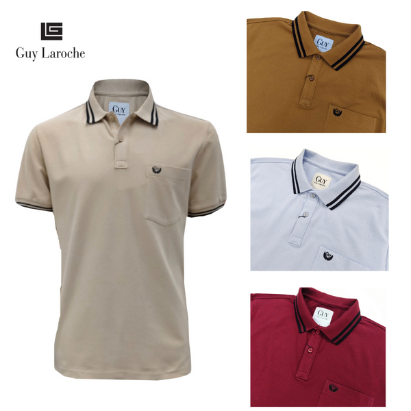 Guy Laroche เสื้อโปโลแขนสั้น ทรง SLIM FIT DKP6202P4 