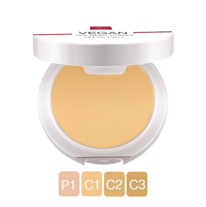 BSC Pure Care (บีเอสซี เพียวแคร์) VEGAN MATTE POWDER SPF25 PA+++ 9.5g. Purecare BSC