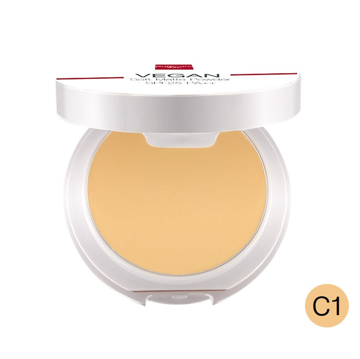 BSC Pure Care (บีเอสซี เพียวแคร์) VEGAN MATTE POWDER SPF25 PA+++ 9.5g. Purecare BSC