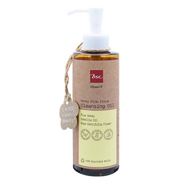 HONEI V BSC HONEY PINK FLORA CLEANSING OIL ฮันนี่ วี บีเอสซี ฮันนี่ พิ้งค์ ฟลอร่า คลีนซิ่ง ออยล์ 