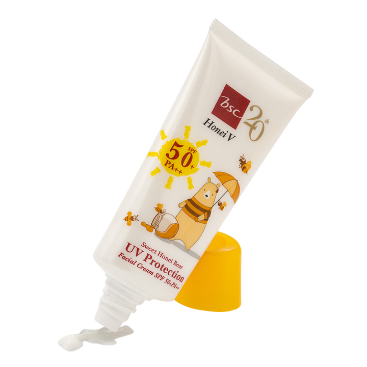 Honei v BSC Sweet Honei Bear UV Protection Facial Cream SPF 50+ PA++ 