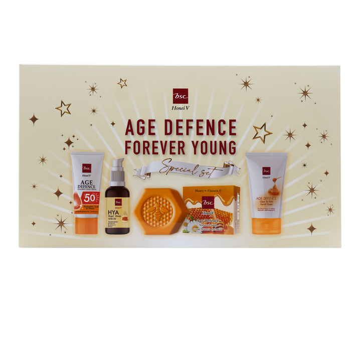 HONEI V BSC AGE DEFENCE FOREVER YOUNG SPECIAL SET ฮันนี่ วี บีเอสซี เอจ ดิเฟนซ์ ฟอร์เอเวอร์ ยัง สเปเชียล เซต 