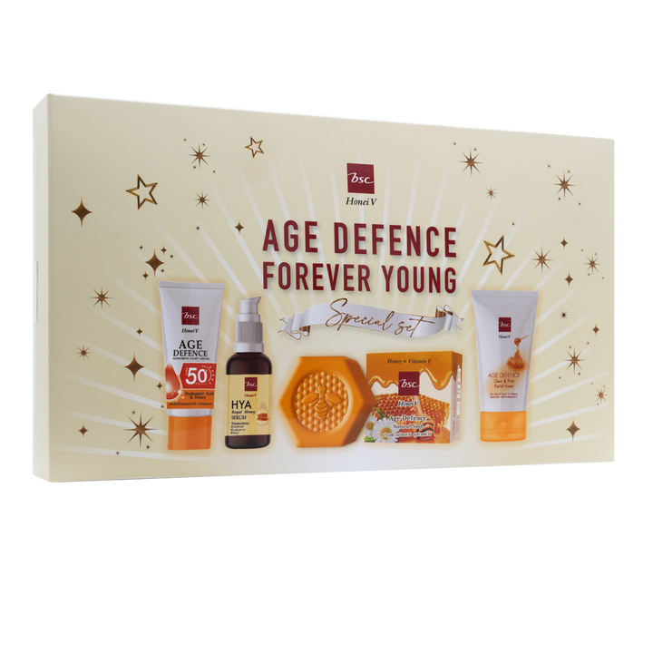 HONEI V BSC AGE DEFENCE FOREVER YOUNG SPECIAL SET ฮันนี่ วี บีเอสซี เอจ ดิเฟนซ์ ฟอร์เอเวอร์ ยัง สเปเชียล เซต 